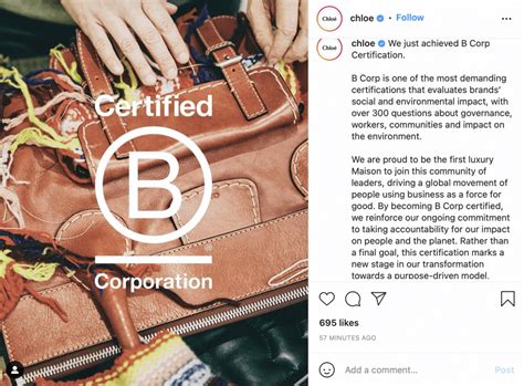 chloe fashion company b corp